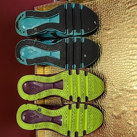 2 FOR 1-Just So So, Women's Sneakers size 40, colors wine/lime & teal/black - Picture 6 of 8